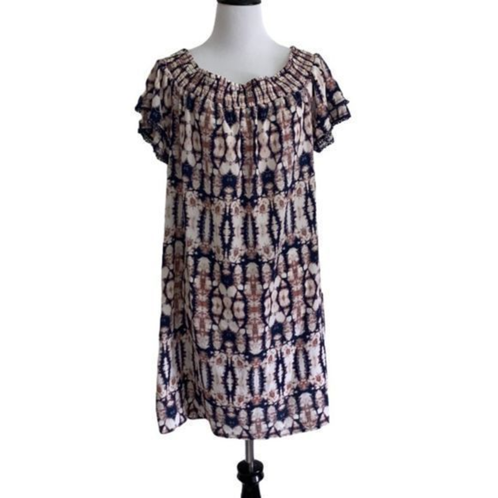 5/$30 🎈 Xhilaration large tie dye off shoulder dress
